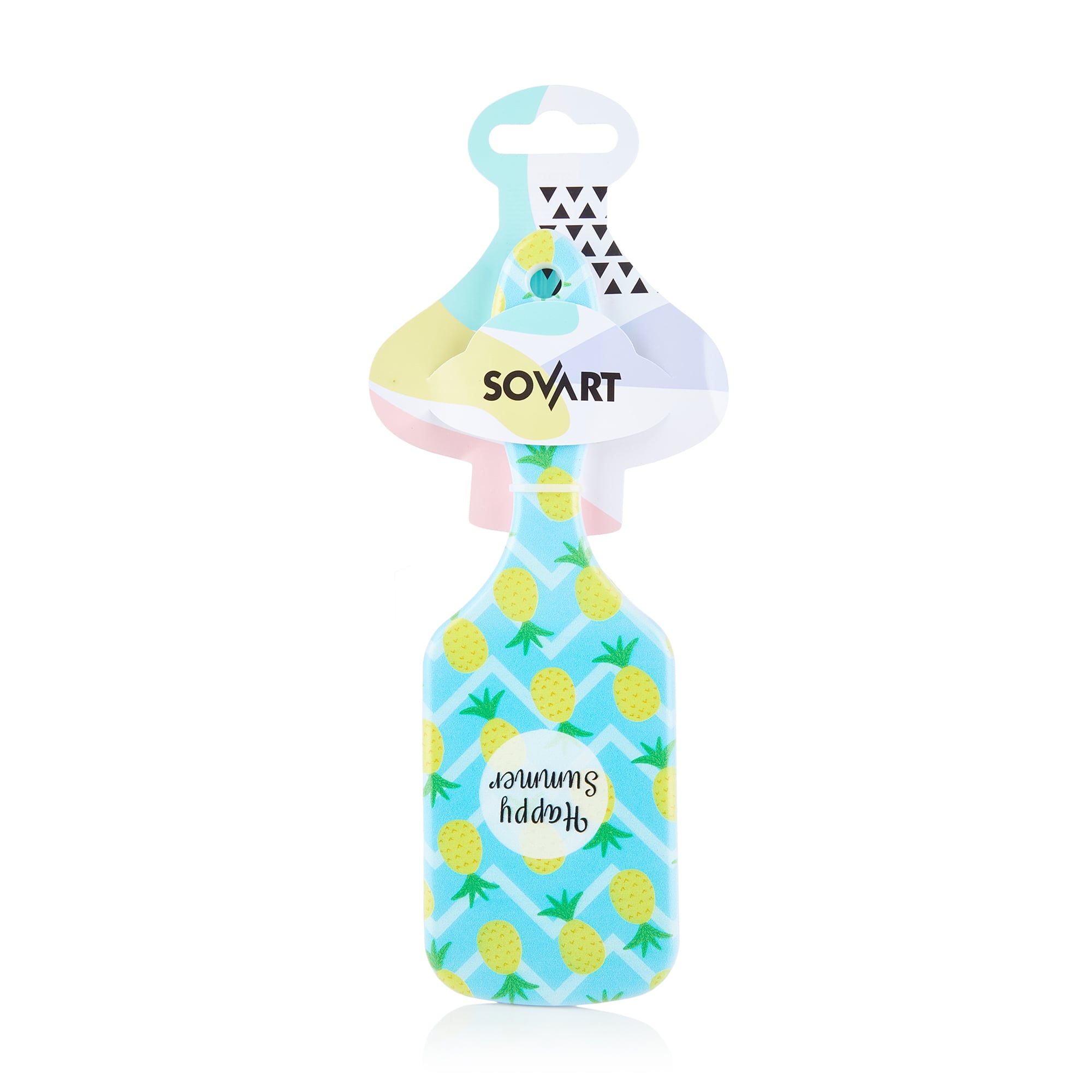 Щітка масажна для волосся Sovart квадратна, мікс, 15 см